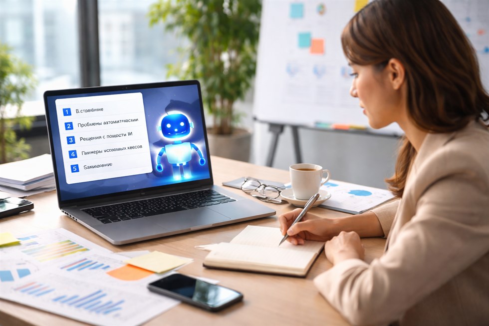 Как сделать структуру выступления с ИИ: пошаговый план для презентации и речи