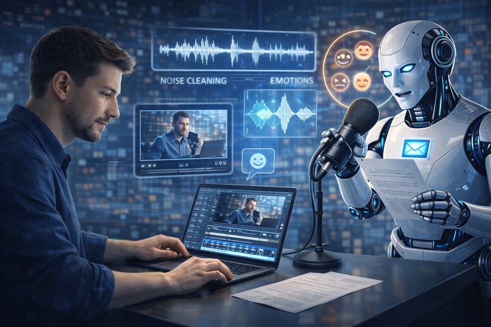 Как озвучить видео с помощью ИИ: голос, эмоции, чистка шума