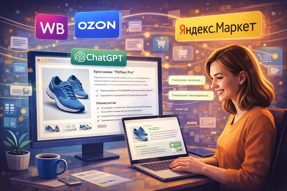 Как сделать карточку товара с ИИ: фото + описание + преимущества