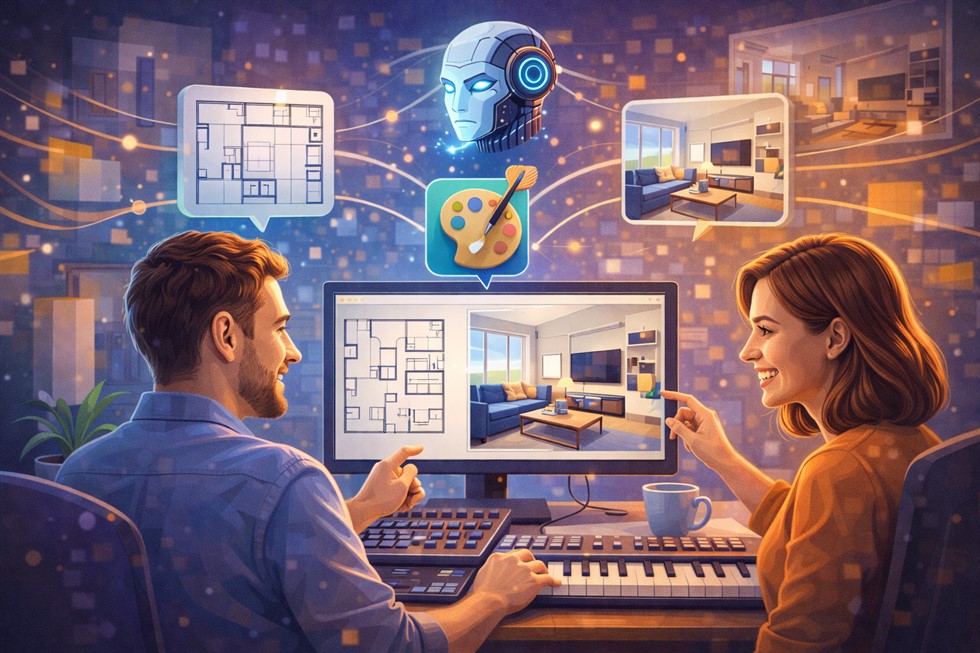 Как с помощью ИИ сделать дизайн квартиры: план, стиль, визуализации