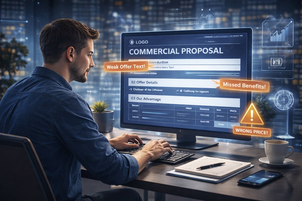 Как сделать коммерческое предложение с ИИ: шаблон КП, структура и типовые ошибки
