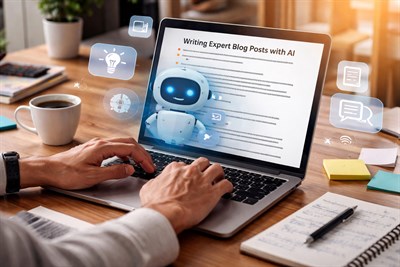 Как написать статью для блога с ИИ и не потерять экспертность: практическая система работы
